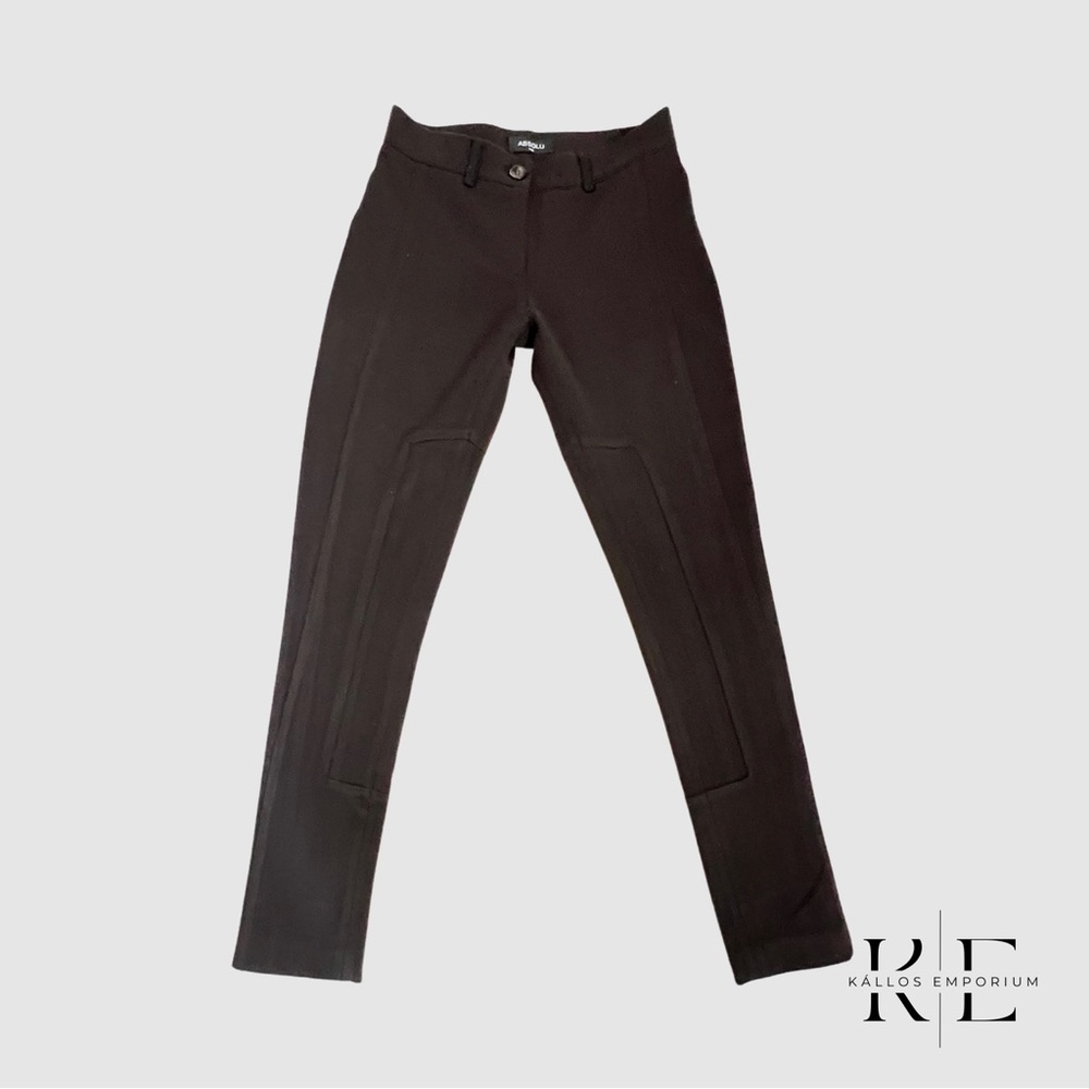 Absolu Brown Fitted Pants